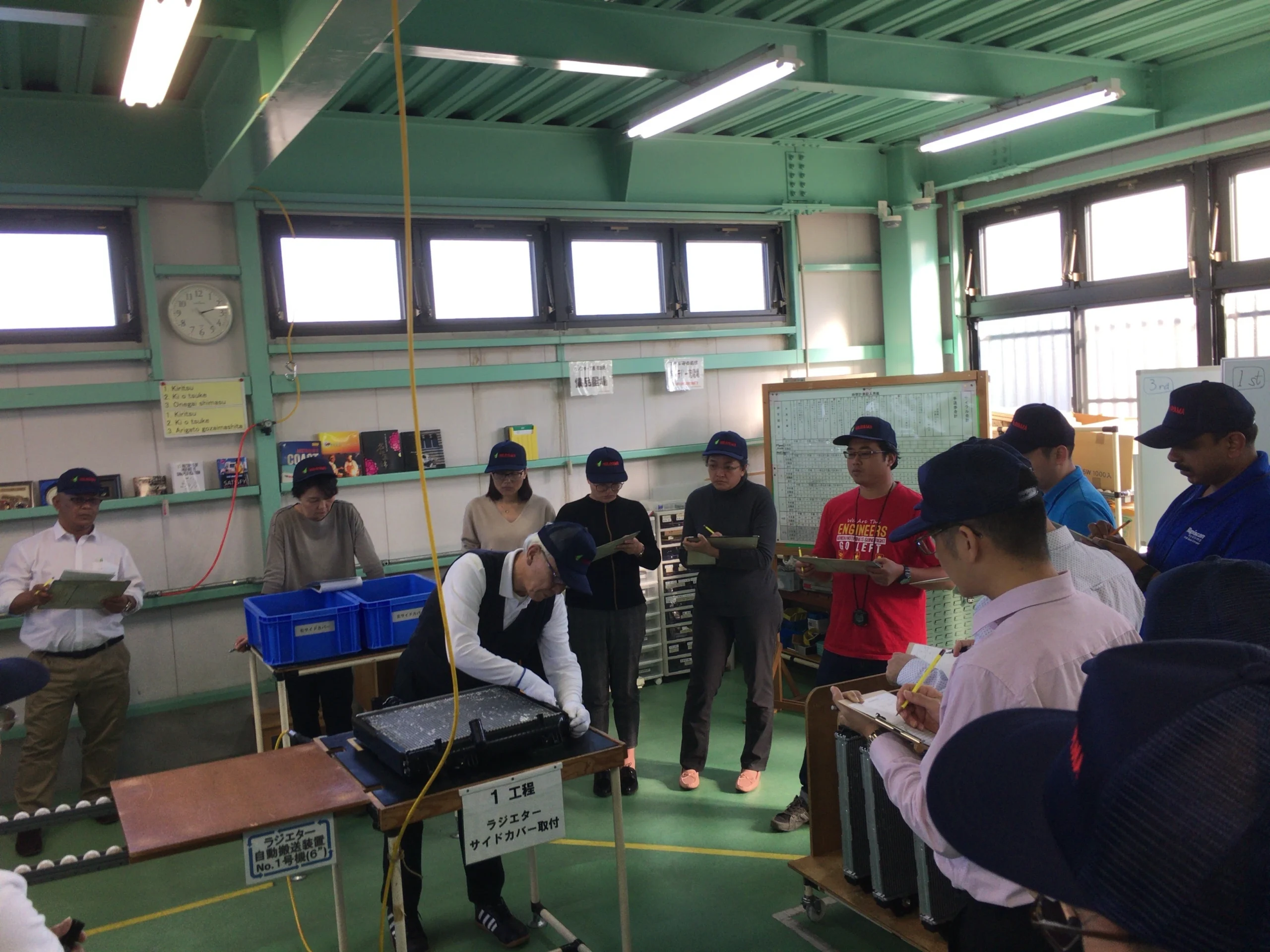 実習生研修の様子