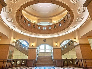 港区立郷土歴史館・内観