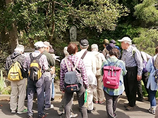 イヤホンガイド利用の様子