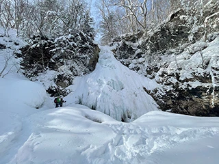 七滝の氷瀑